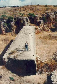Greatest stone in Baalbek, 1200 tons