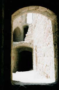 Interior, Msailha Castle, North Lebanon