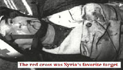 Red Cross victims, Syrian attack 1990