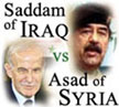 Saddam of Iraq vs Asad of Syria